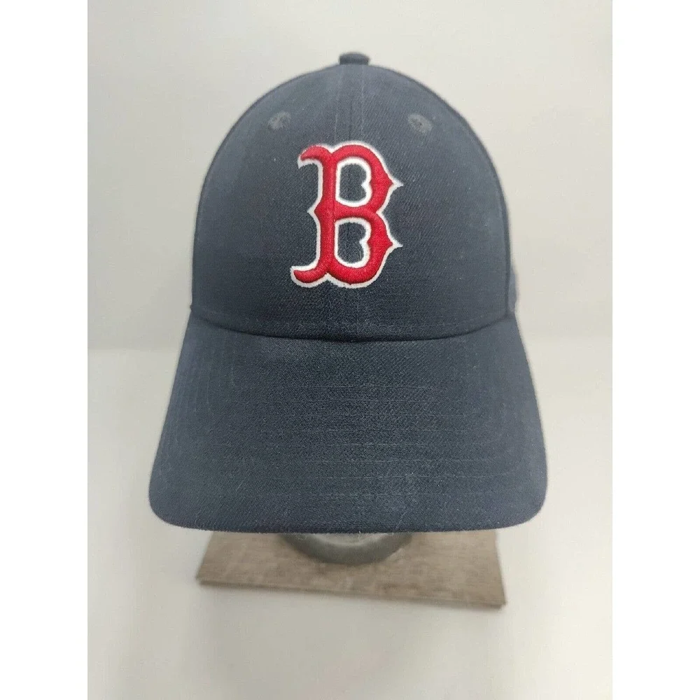 Boston Red Sox New Era Adjustable Strapback MLB Men's Hat cap Polyester Blue Red